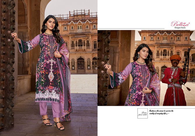 Riwayat 947 By Belliza Designer Viscose Rayon Printed Dress Material Wholesale Online
